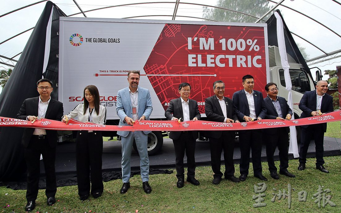 曹观友推介大马首款跨境电动卡车 充一次电可续航370公里