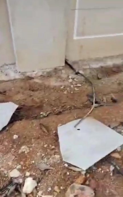 (大北马)窃匪趁别墅工程停工期间潜入干案,拆走所有电缆电灯!