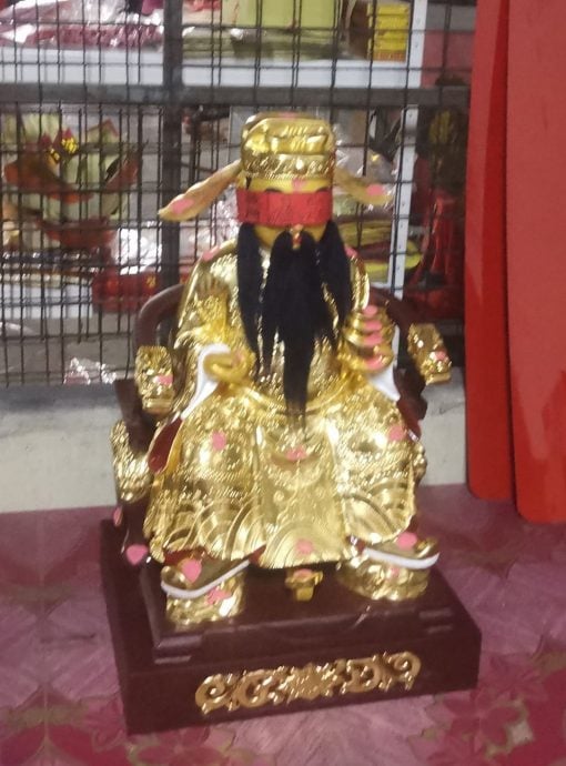 (大北马)西岭财神爷庙周日晚安奉新金身