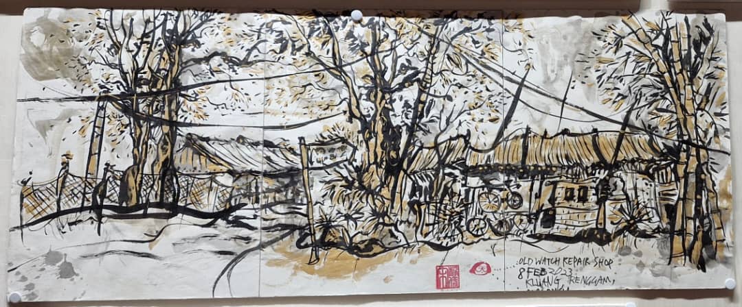 (已签发)柔:封面特稿:“美丽居銮”旅游速写群展 记录下居銮的美好