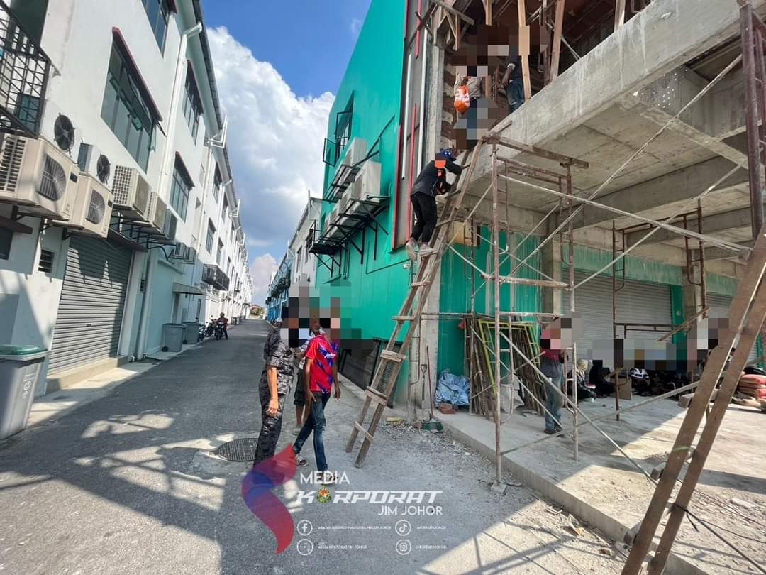 (已签发)柔:柔移民局3地展开执法行动 逮捕86非法移民1本地男子