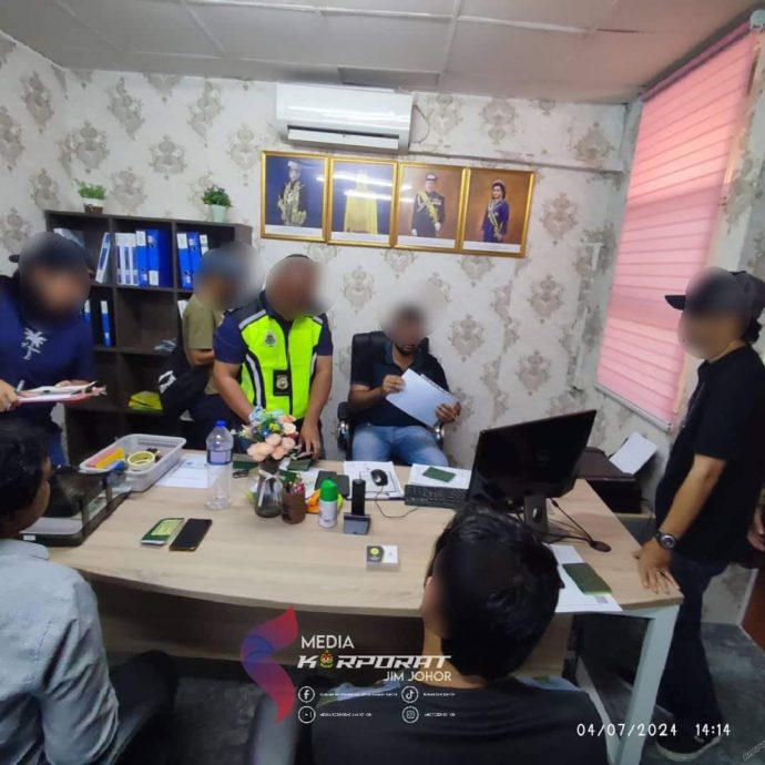 (已签发)柔:柔移民局捣毁非法外劳中介 扣3巴基斯坦男子