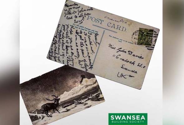 1903年8月3日盖上邮戳 这张明信片121年送抵