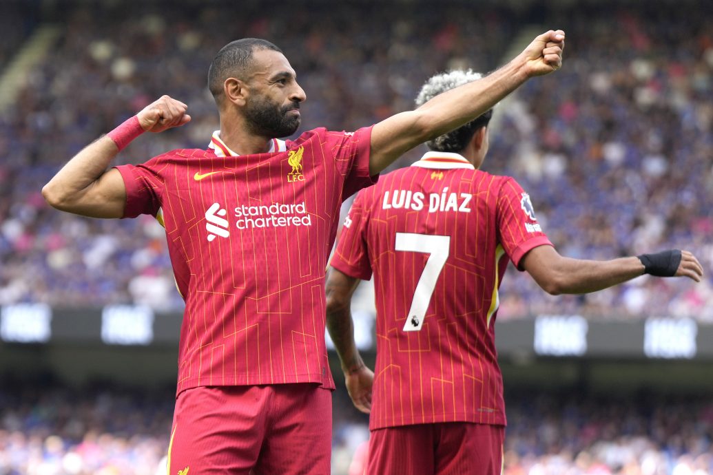 2024/25赛季英超第一轮|萨拉赫传射挫升班马 斯洛特掌红军首秀报捷