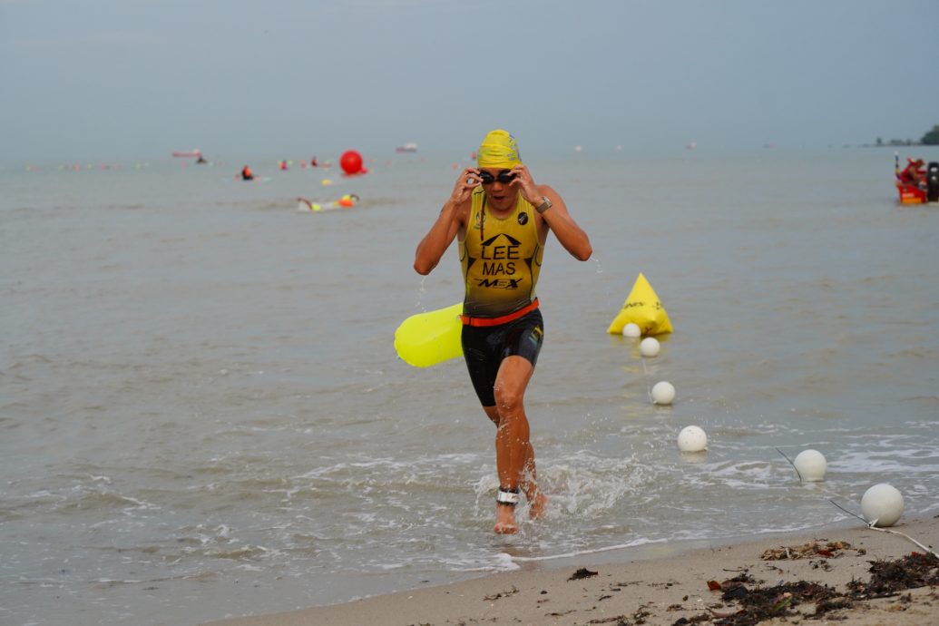 2024年马六甲国际游泳脚车跑步赛| 转行当教练雄风依旧  李汶骏称霸男子组