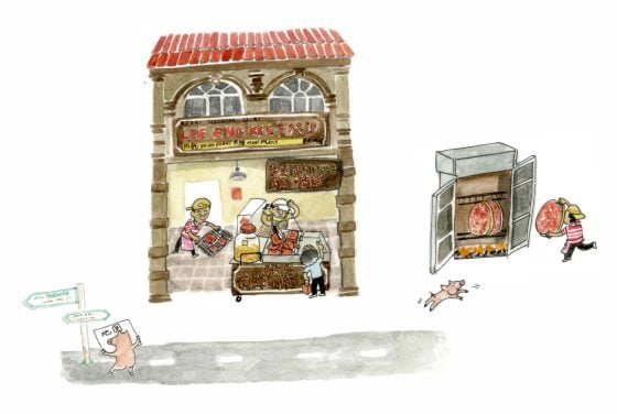 【绝味山城之玉润猪圆/02】李荣记肉干●钢柜晾肉+炭火烧烤,烤出焦香绝味肉乾