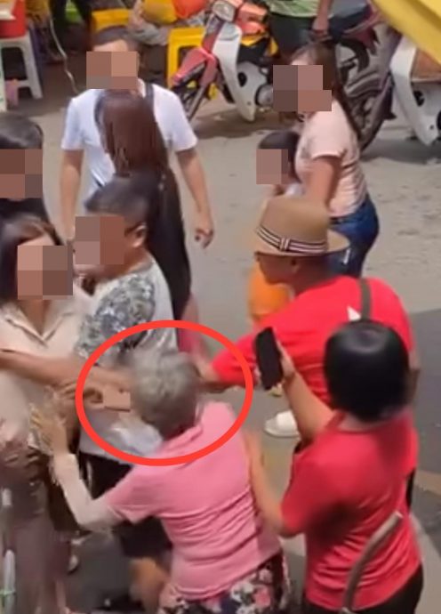 东:女小贩申诉没推倒小孩反被游客挥拳