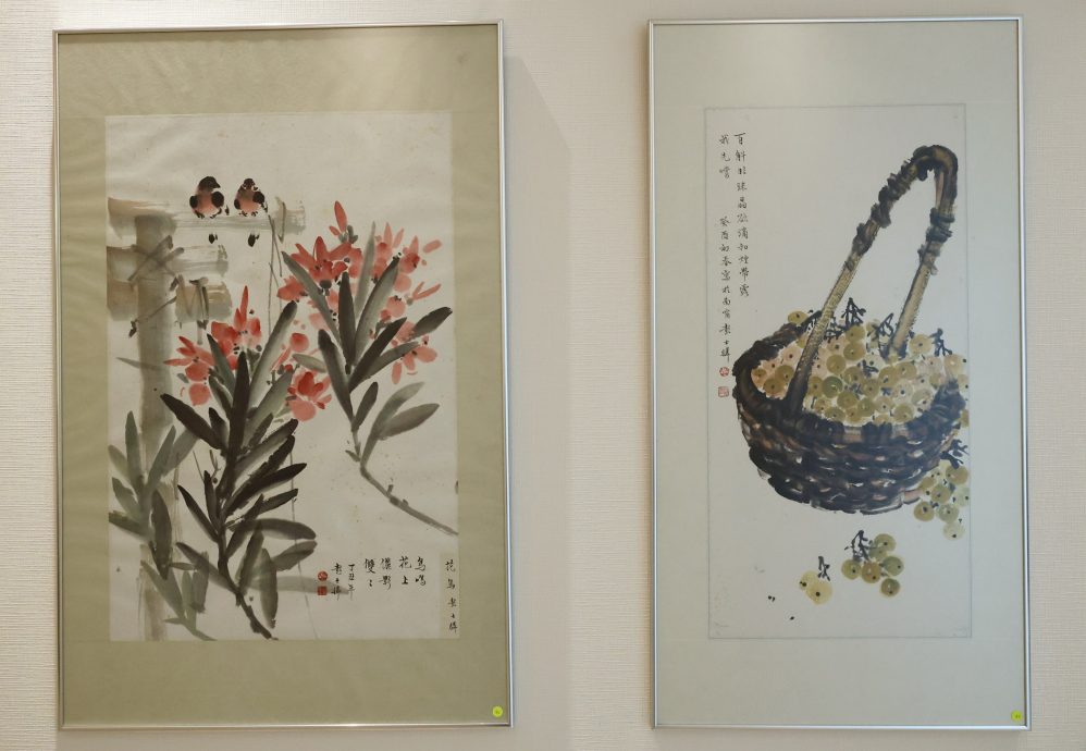 书画家彭士驎《翠园书画集》 810在霹雳女中办推介礼