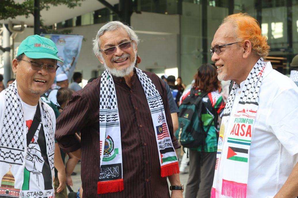 场面文/与巴勒斯坦人同在集会