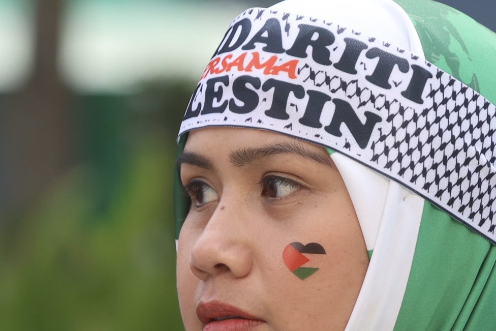 场面文/与巴勒斯坦人同在集会