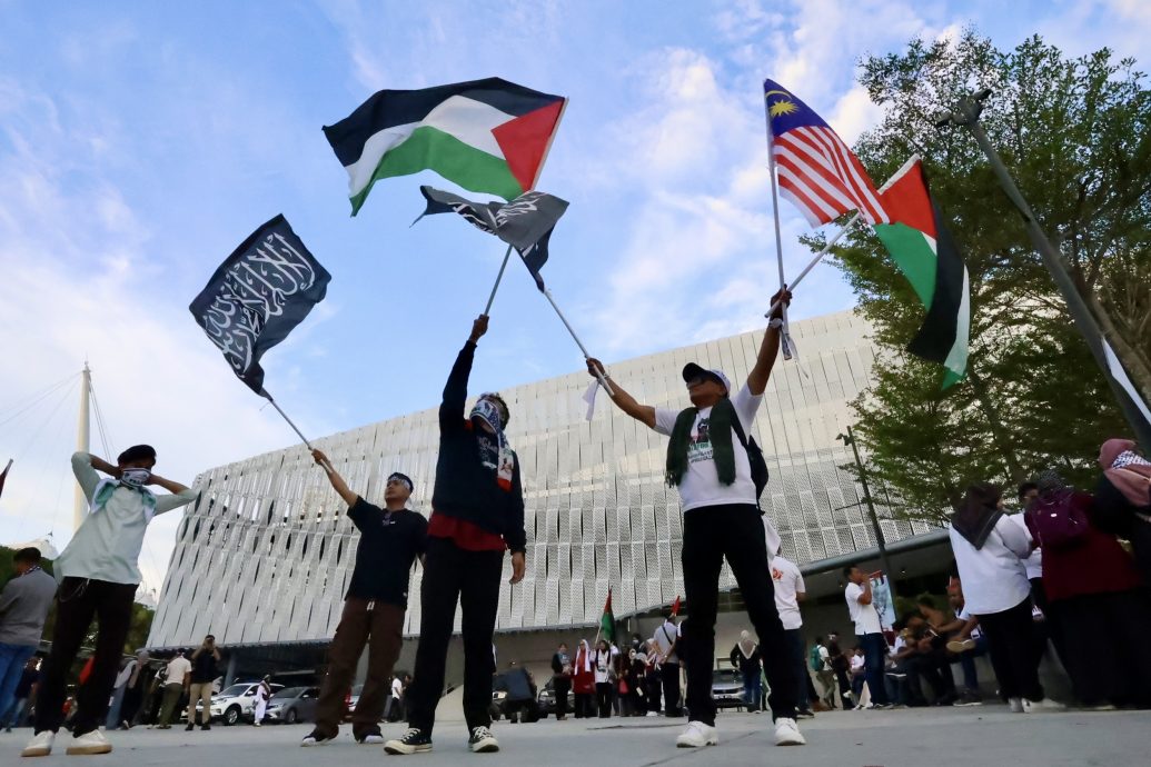 场面文/与巴勒斯坦人同在集会