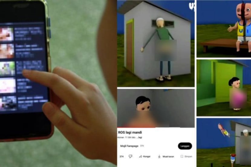 孩童用手机看《Upin&Ipin》同人动画 大人震惊:内容很不雅