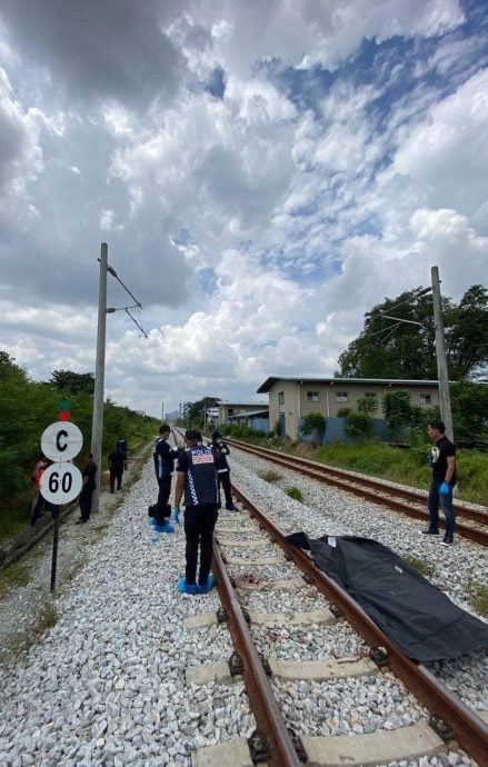 *已签发* 柔:新闻:不明身份男子疑遭火车碾毙,警列猝死案处理