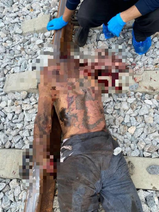 *已签发* 柔:新闻:不明身份男子疑遭火车碾毙,警列猝死案处理