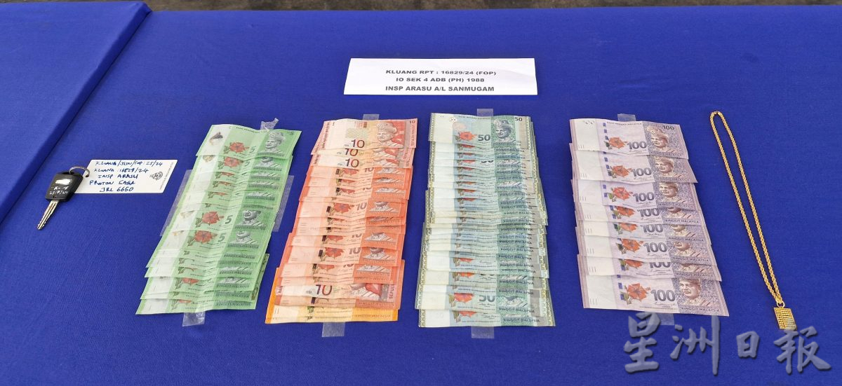 *已签发* 柔:饮料包装毒品流入市场 銮警捕1人起获38.7万毒品