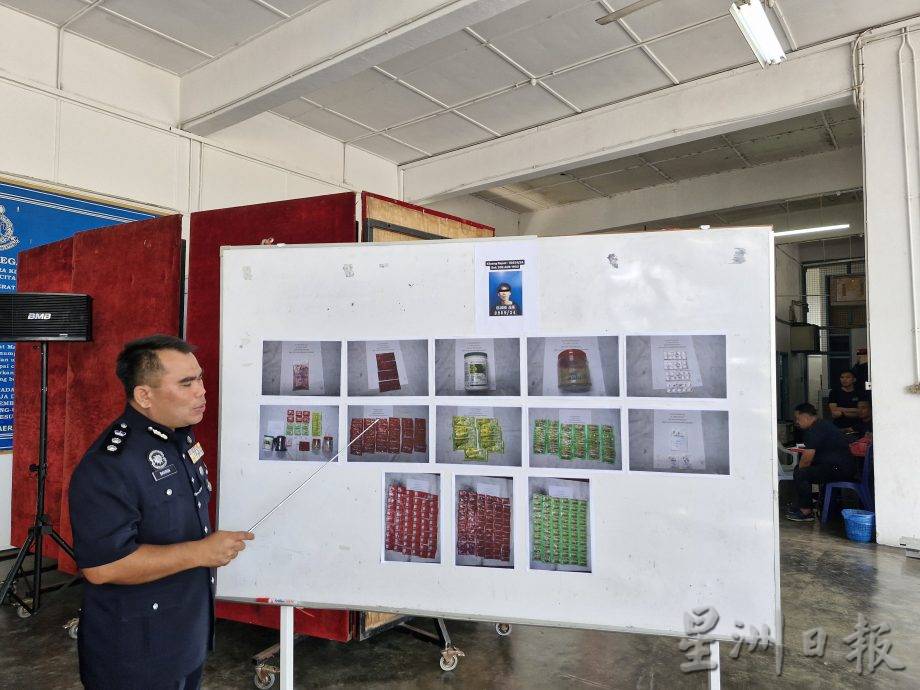 *已签发* 柔:饮料包装毒品流入市场 銮警捕1人起获38.7万毒品