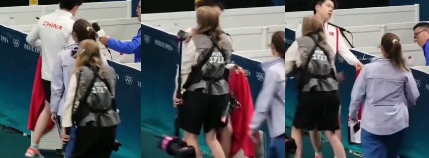 巴黎奥运会 | 故意撞人被高清录下 瑞典记者遭罚禁入赛场