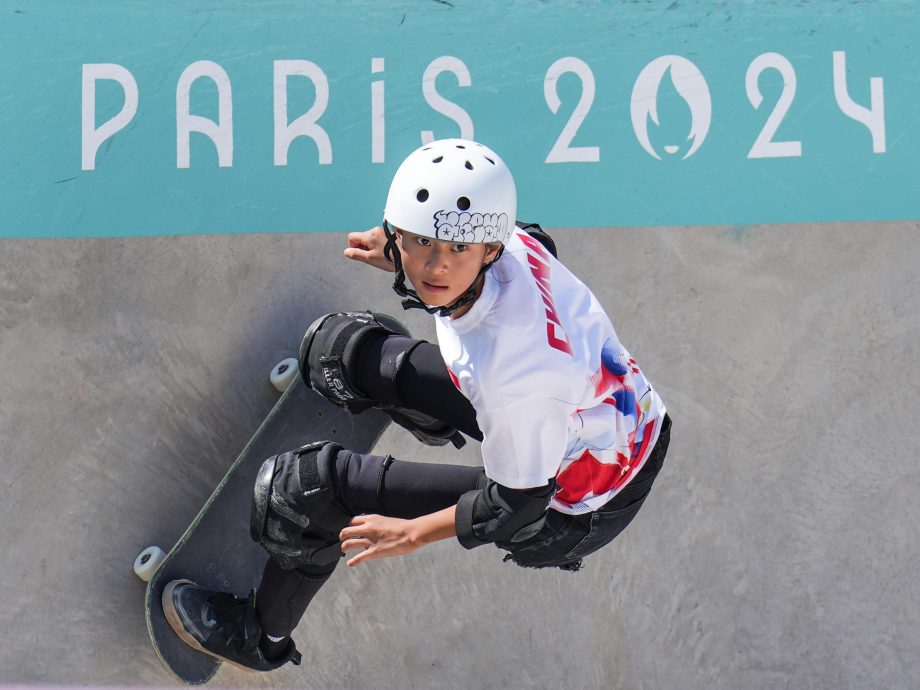 巴黎奥运会 滑板| 本届奥运年纪最小选手 11岁郑好好享受“毕业旅行”