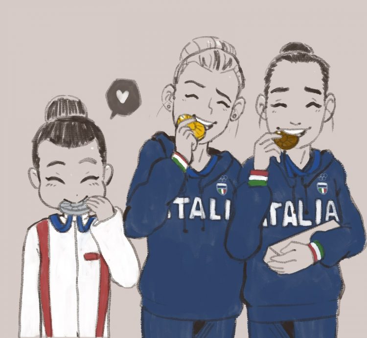 巴黎奥运会|视频|颁奖合照一反应爆红 周雅琴获赞奥运最可爱!