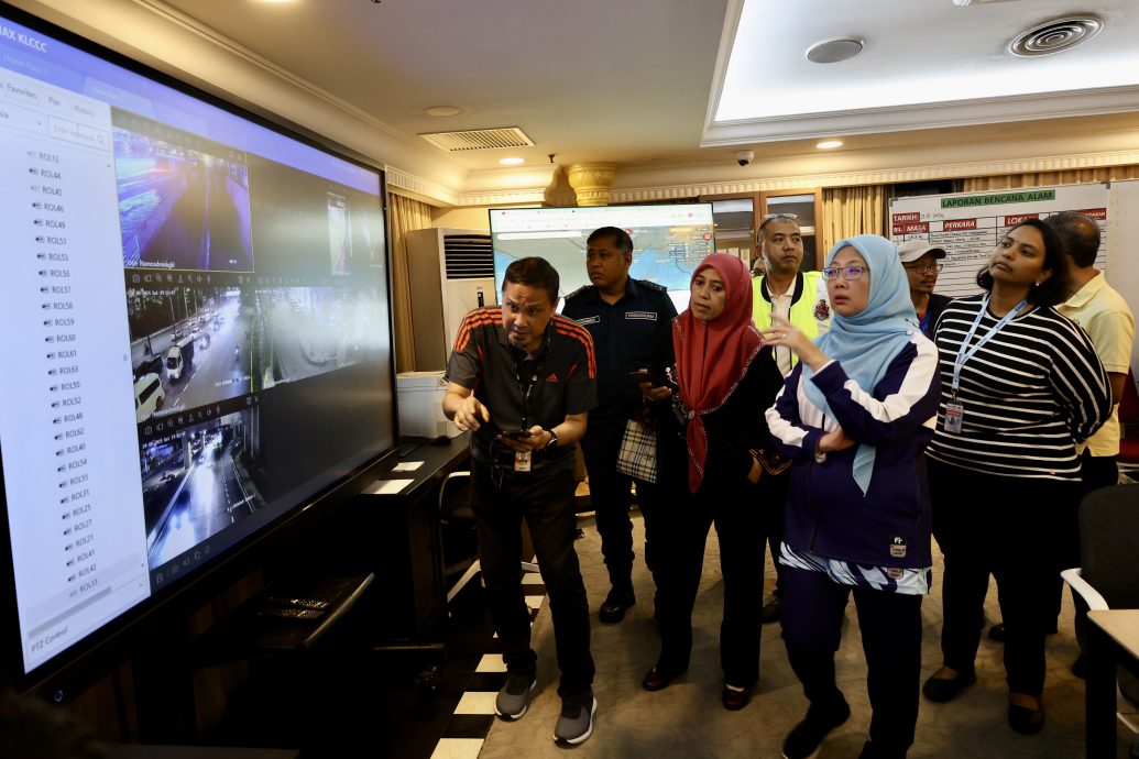 扎丽哈:24小时行动室应对天灾 5千高清电眼监控市区/主