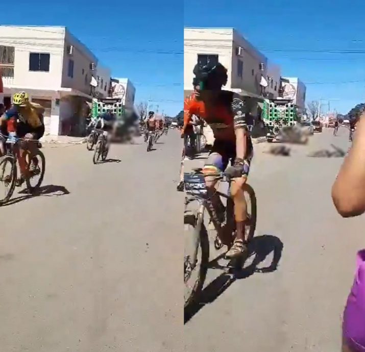 有片/冲线失控撞车 女选手遭大音箱砸死