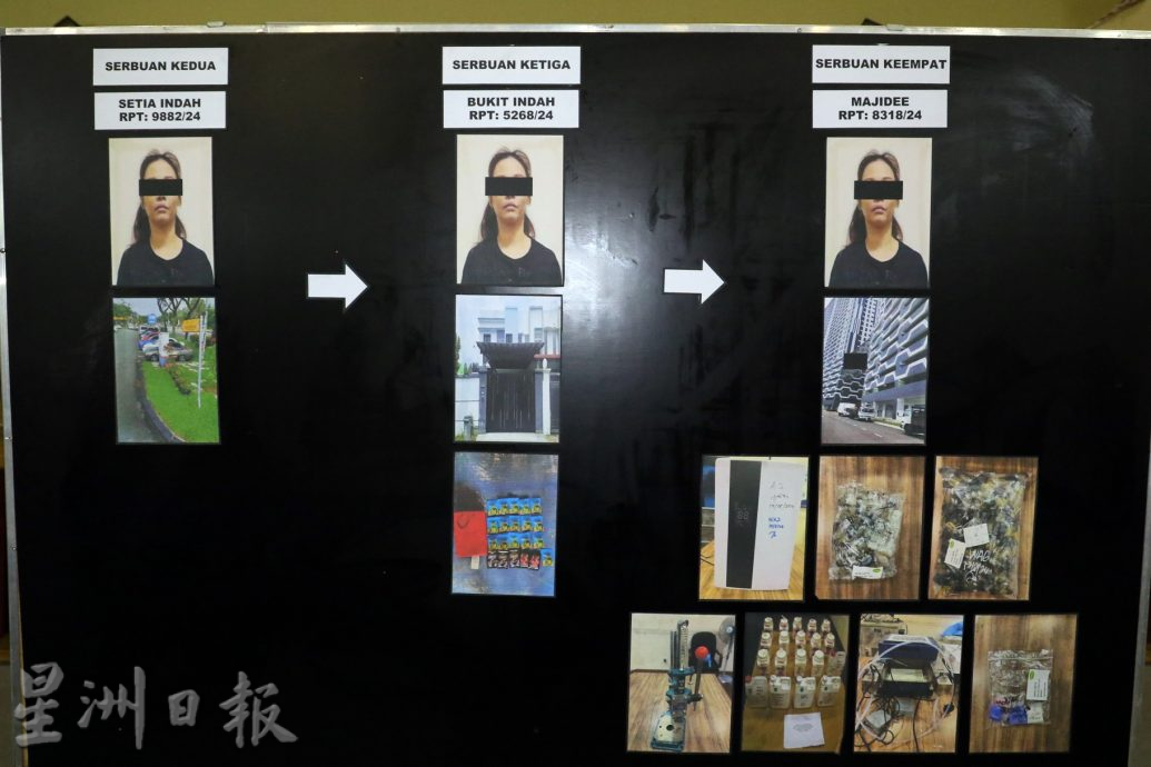 版二头 *已签发* 柔:借围篱社区房屋炼毒 外国男子与本地女伴落网