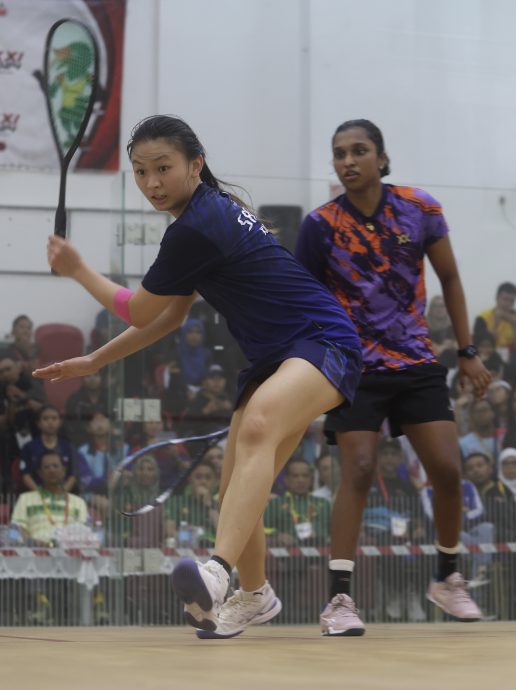 砂拉越马运会壁球赛|决赛落后2局下完成大逆转 易昕颖3度征战终摘金