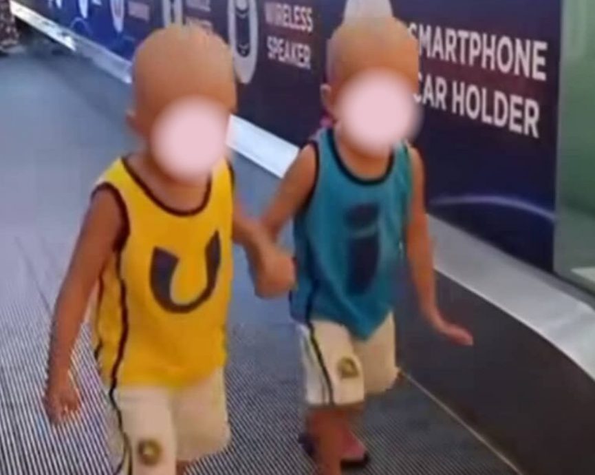 视频|2光头仔打扮酷似《Upin & Ipin》主角 网兴奋:从电视走出来了!