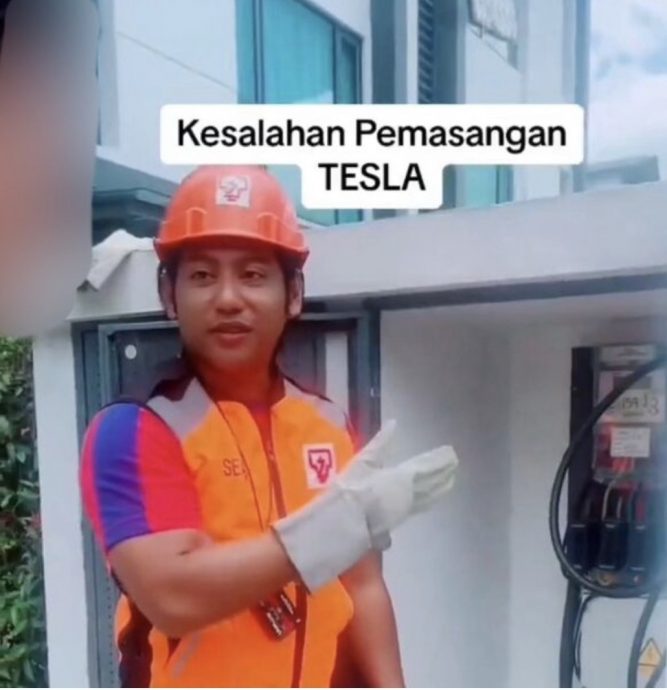 视频|男子开特斯拉竟偷电! 遭国能取缔辩称不知情