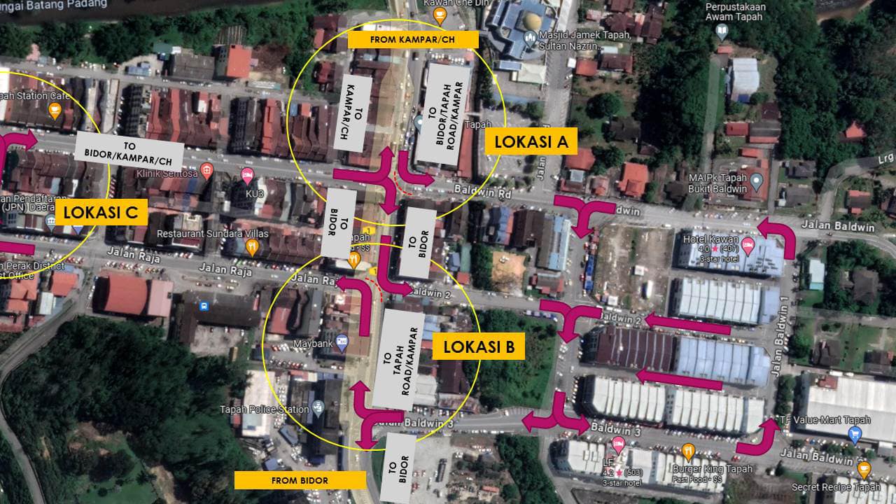 霹／备用版头／打巴大街部分道路 823起变单行车道