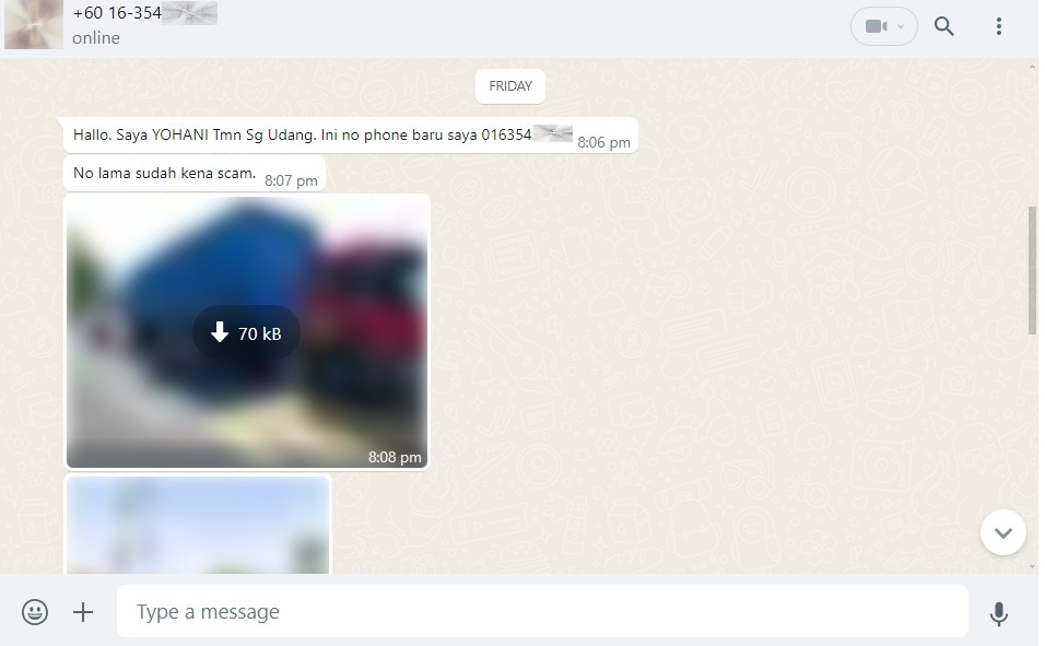 (古城第二版主文)访问者号码遭骇·企图诈骗记者