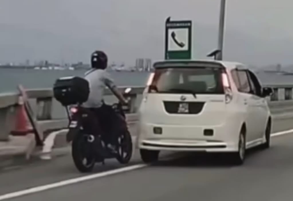 (大北馬)06頭/檳大橋緊急停車處與車碰撞,摩托騎士險落海傷重去世