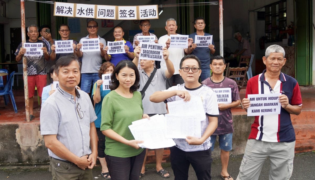 (大北马)十六英里、加基武吉逾千户居民2年常遇水供问题,200居民响应号呈备忘录给SAP提诉求