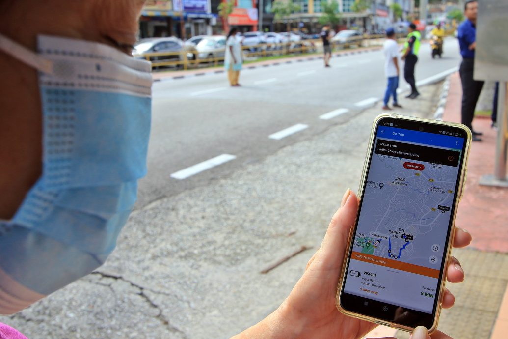 (大北马)快捷通巴士公司在槟城试跑电召客货车服务 每趟只需1令吉受乘客热捧