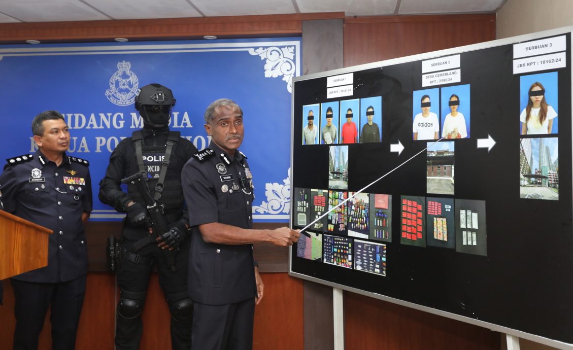 (已签发)全国:柔警方捣毁贩毒集团 起获千万令吉毒品