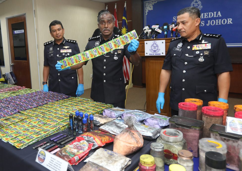 (已签发)全国:柔警方捣毁贩毒集团 起获千万令吉毒品