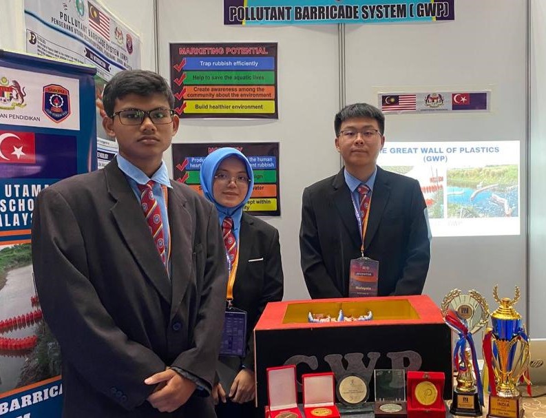 （已签发）柔：参加世界青少年发明展   边佳兰首要中学夺4奖