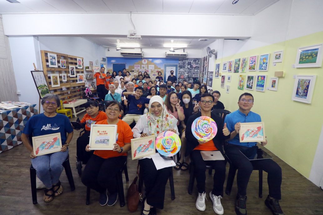 (已签发)柔:**可版头**新山双福办众筹活动 义卖学员作品募扩建基金