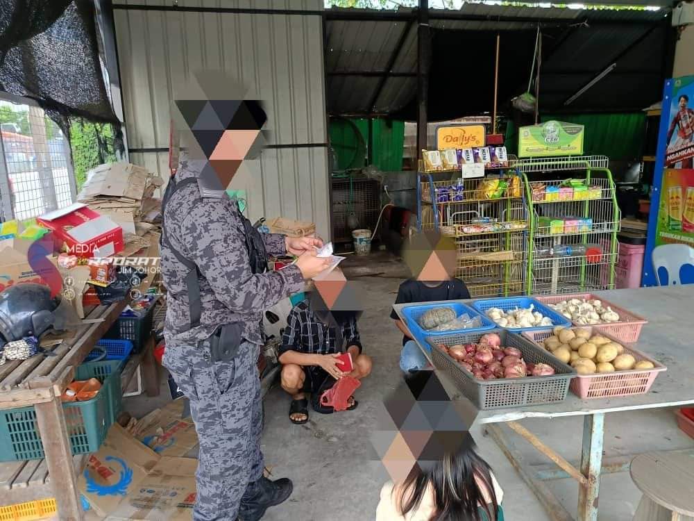 (已签发)柔:柔移民局3地执法3天 扣留64非法外劳