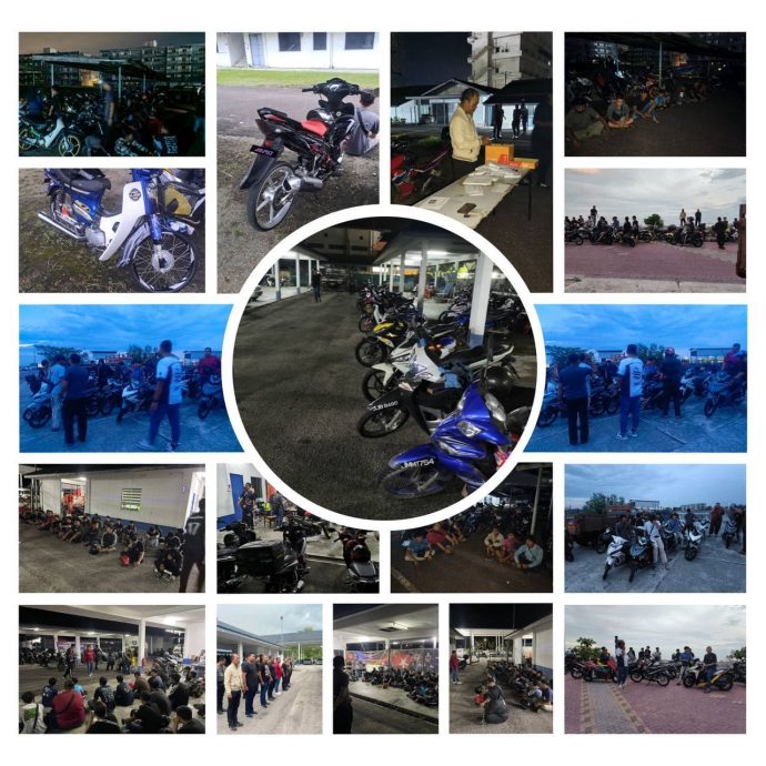 (已签发)柔:笨珍警方展开道路流氓执法行动 42人被开罚单