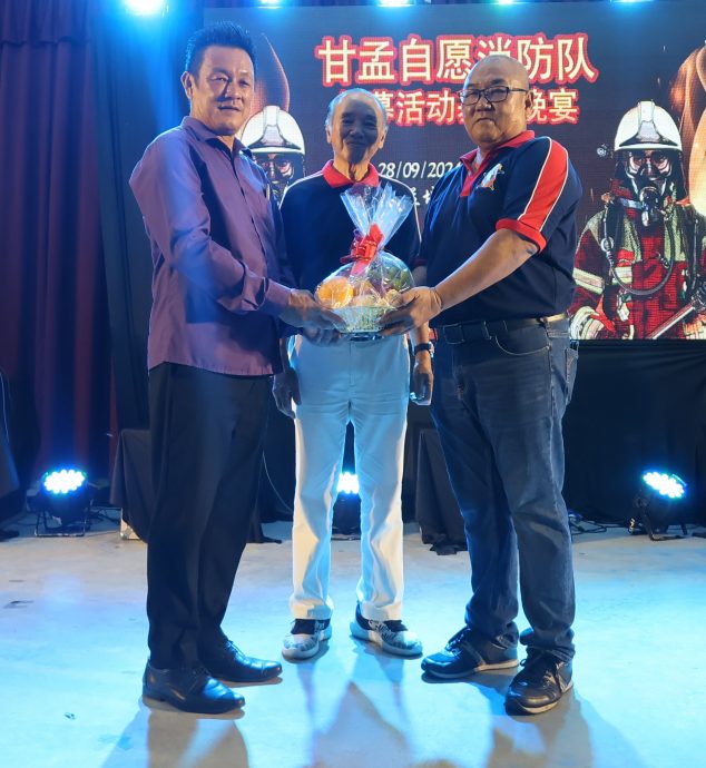 东:甘孟自愿消防队成功筹获近15万令吉,作为活动基金,完善设备。