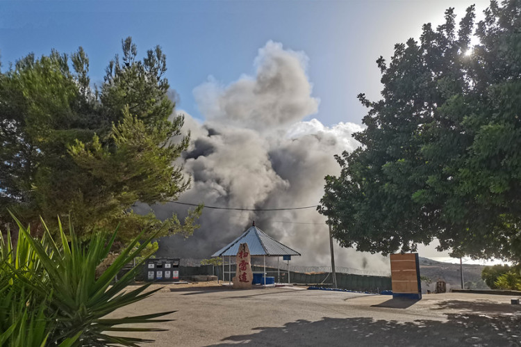 中国驻黎巴嫩维和部队营区周边航弹爆炸 官兵躲避