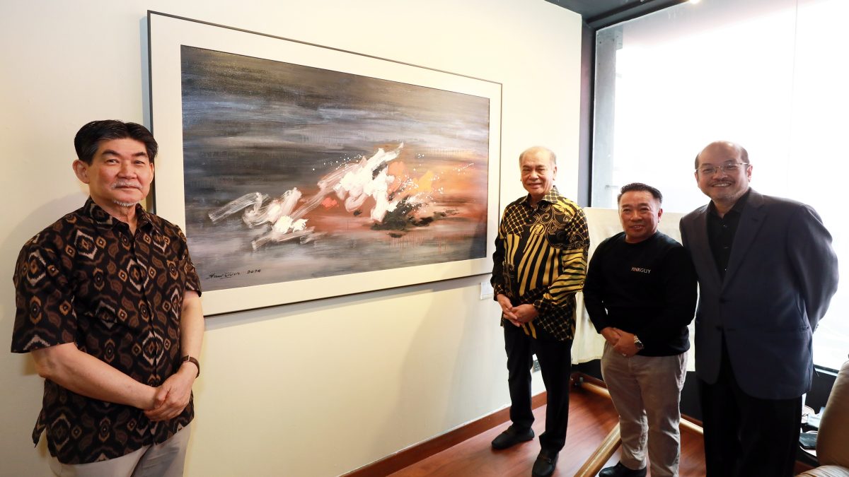 丹斯里陈广才开幕:《印象》郑浩千首次个人油画展
