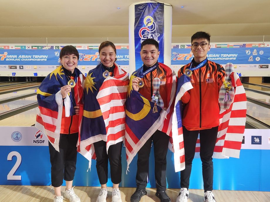 亚洲保龄球锦标赛| 大马女队上届1金未得 冼丽莹喜联手娜塔莎扫低迷