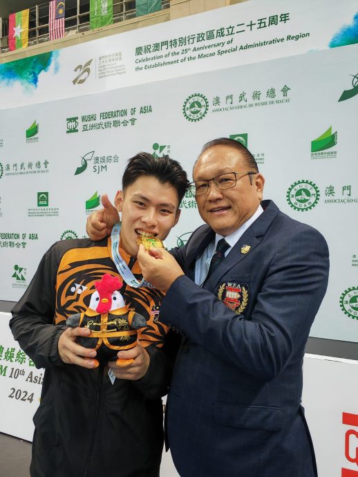 亚洲武术锦标赛| 郑凯捷男子南拳夺冠 大马终结20年金牌荒