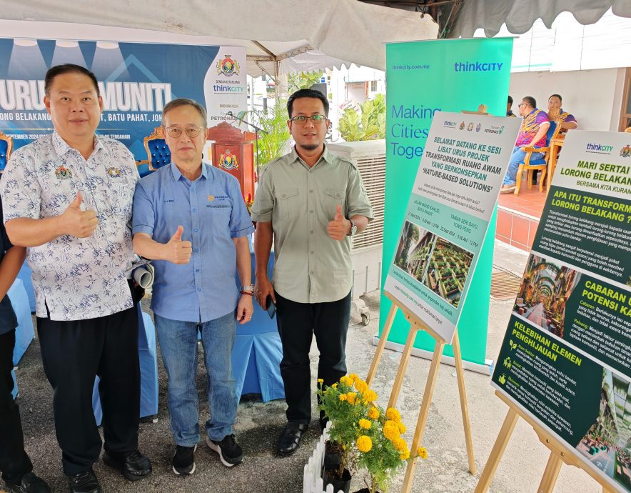 可做版头之一 柔:峇大马路后巷将美化及绿化,展现全新面貌