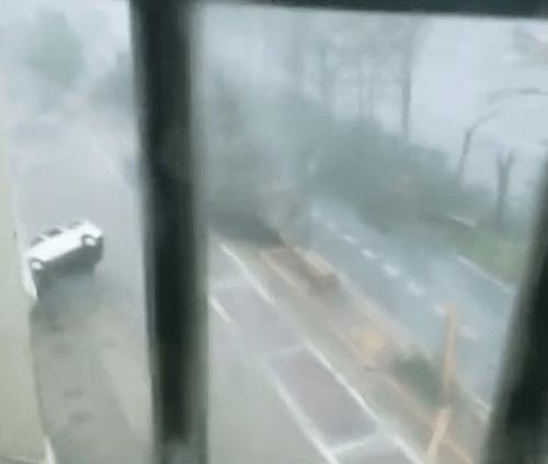 台风摩羯登陆海南 17级风吹倒面包车(55288289)-20240907193627