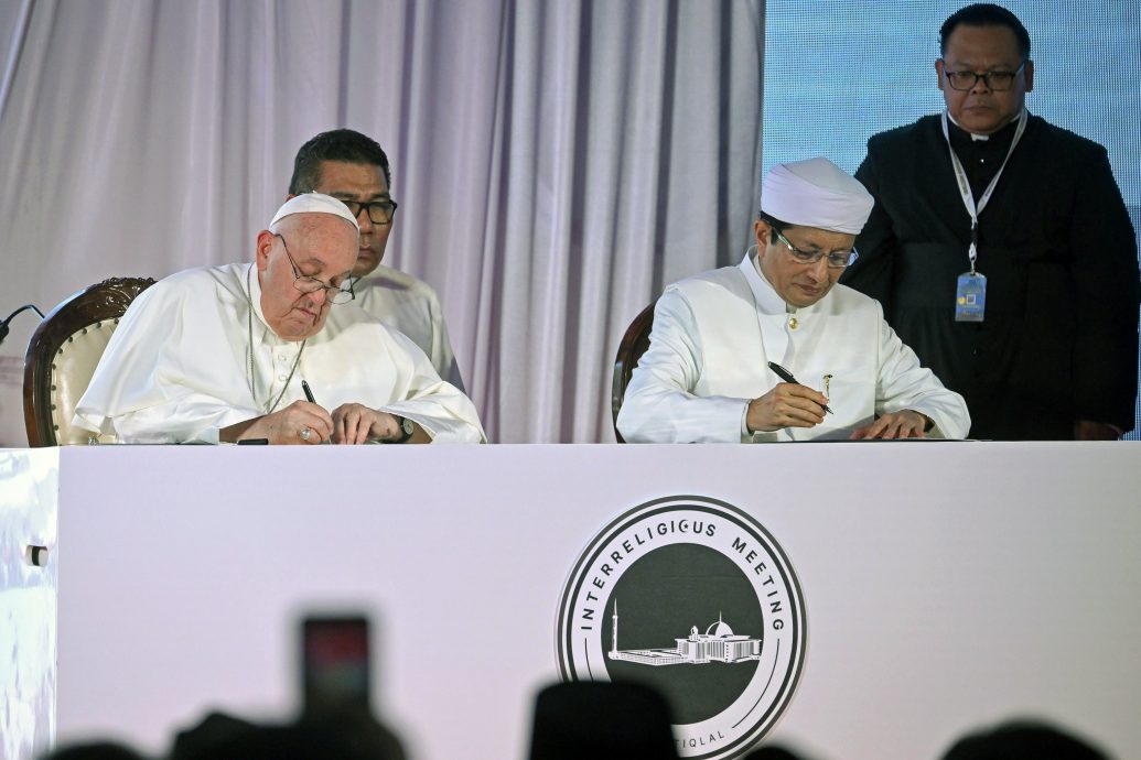 天下事主文)参访“友谊隧道”教宗与伊斯兰宗教师联合声明:吁打击宗教暴力 共同保护地球