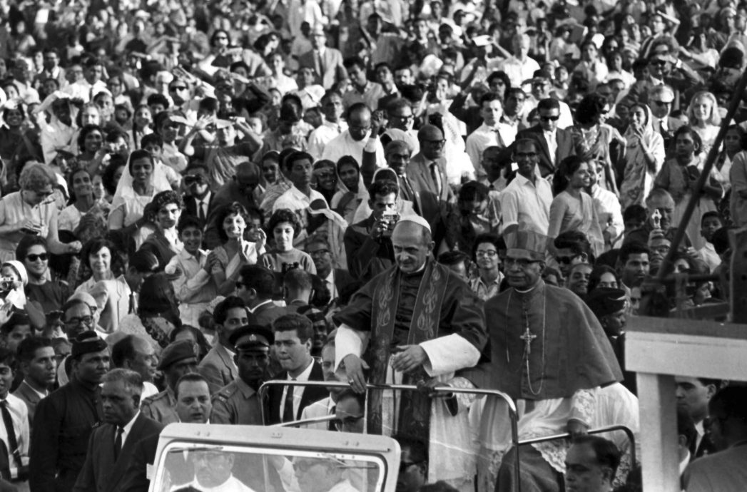 天下事)60年前保禄六世首访印度 数位教宗曾访亚太