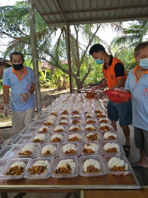 *已签发* 柔【善心美事】昔加末焜明园关帝庙,募食物篮发扬互助精神